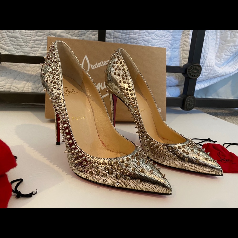 Escarpic 100 Lame Mercure Louboutins
